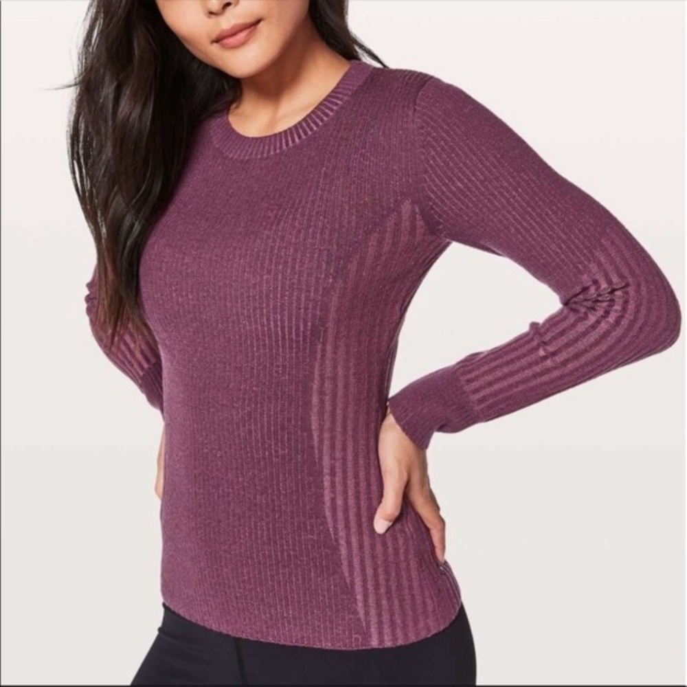 NWT Lululemon Feeling Balanced Sweater Rosewood/So